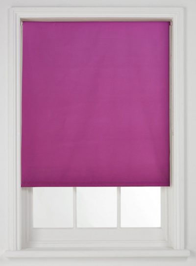 ColourMatch Blackout Thermal Roller Blind - 4ft - Grape